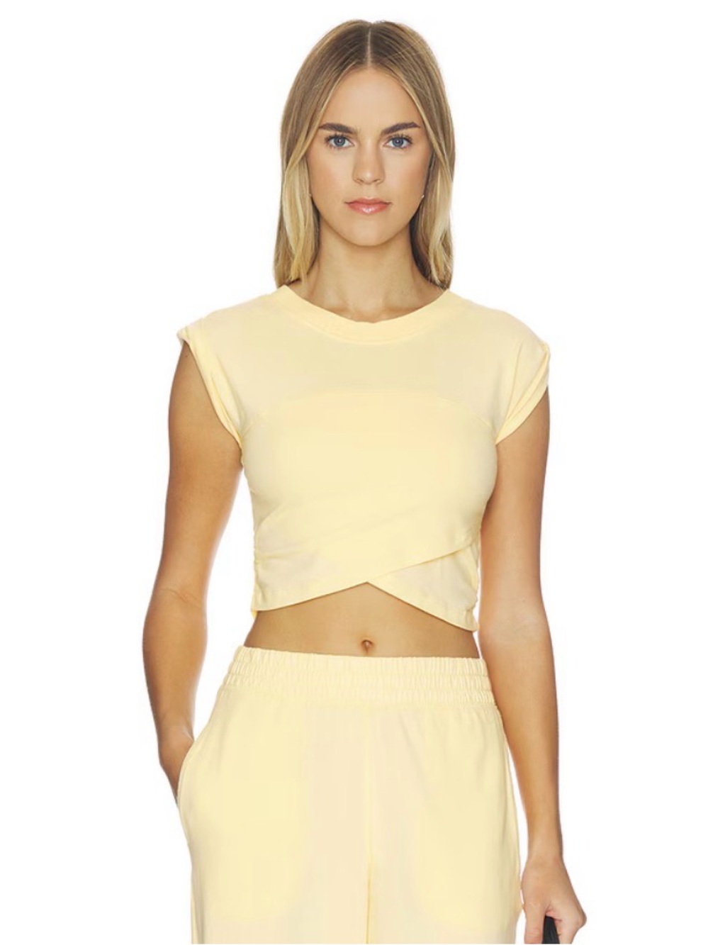 FP Movement Hot Shot Crossover Top in Yellow - S